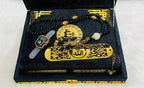 Black Acrylic Box Quran Pak with Rehal, Counter, and Tasbeeh