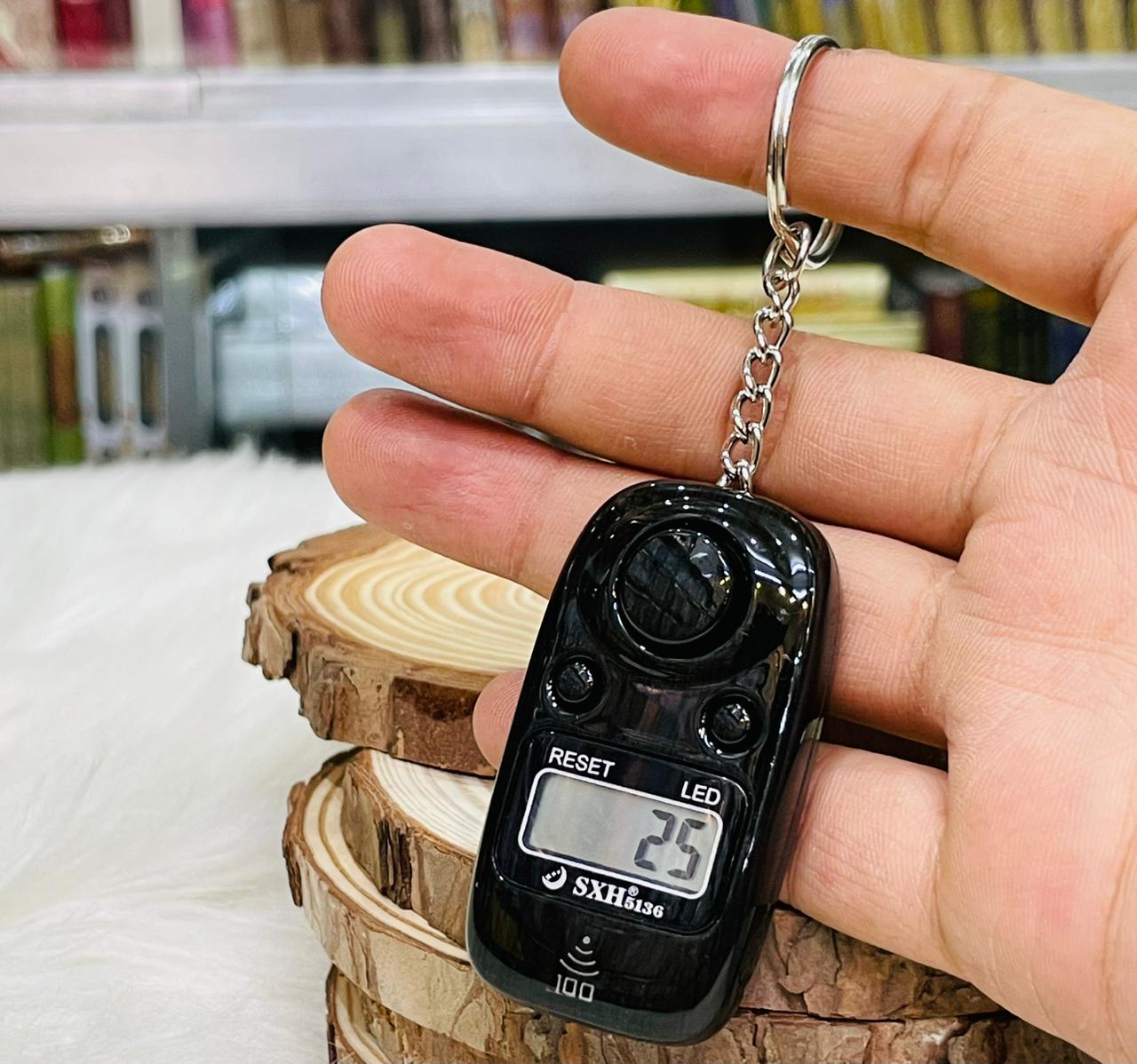 Portable Counter, Keychain Style , Praying Counting Tasbeeh ,beep alert after every 100 counts