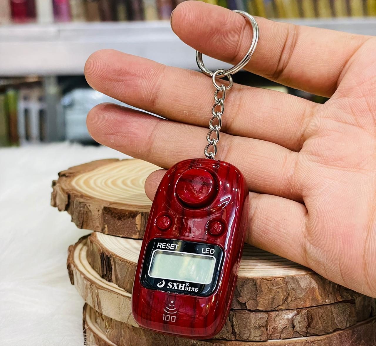 Portable Counter, Keychain Style , Praying Counting Tasbeeh ,beep alert after every 100 counts