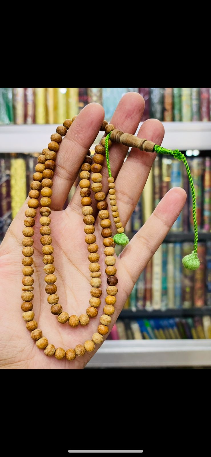 Real Sandal Wood Tasbeeh - 100 Beads