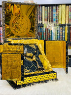 Golden and texture Black Khana Kaaba Fancy Quran Set